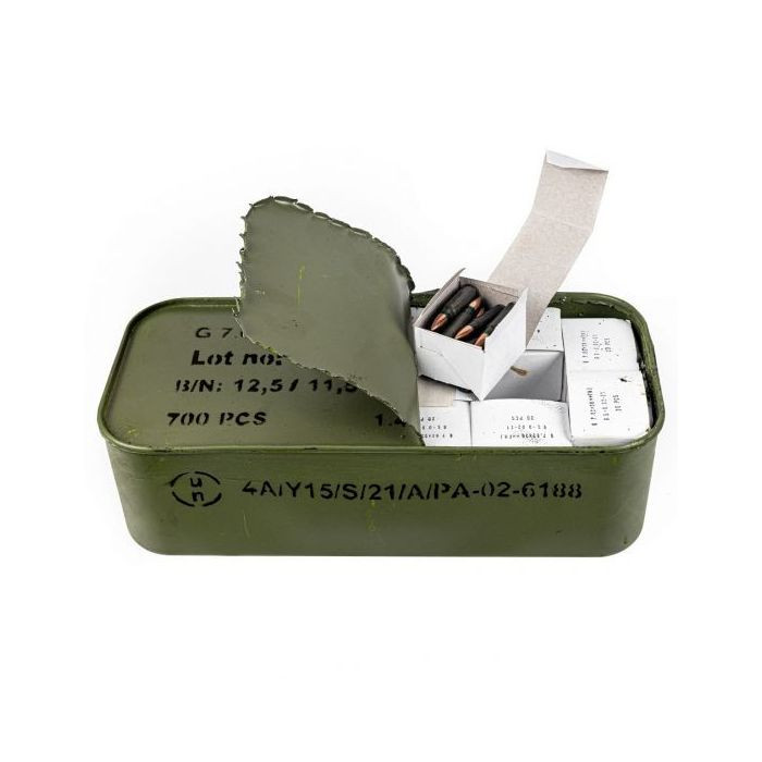 Century Arms 7.62x39mm 123gr Lead Core FMJ Ammo - 700 Rounds