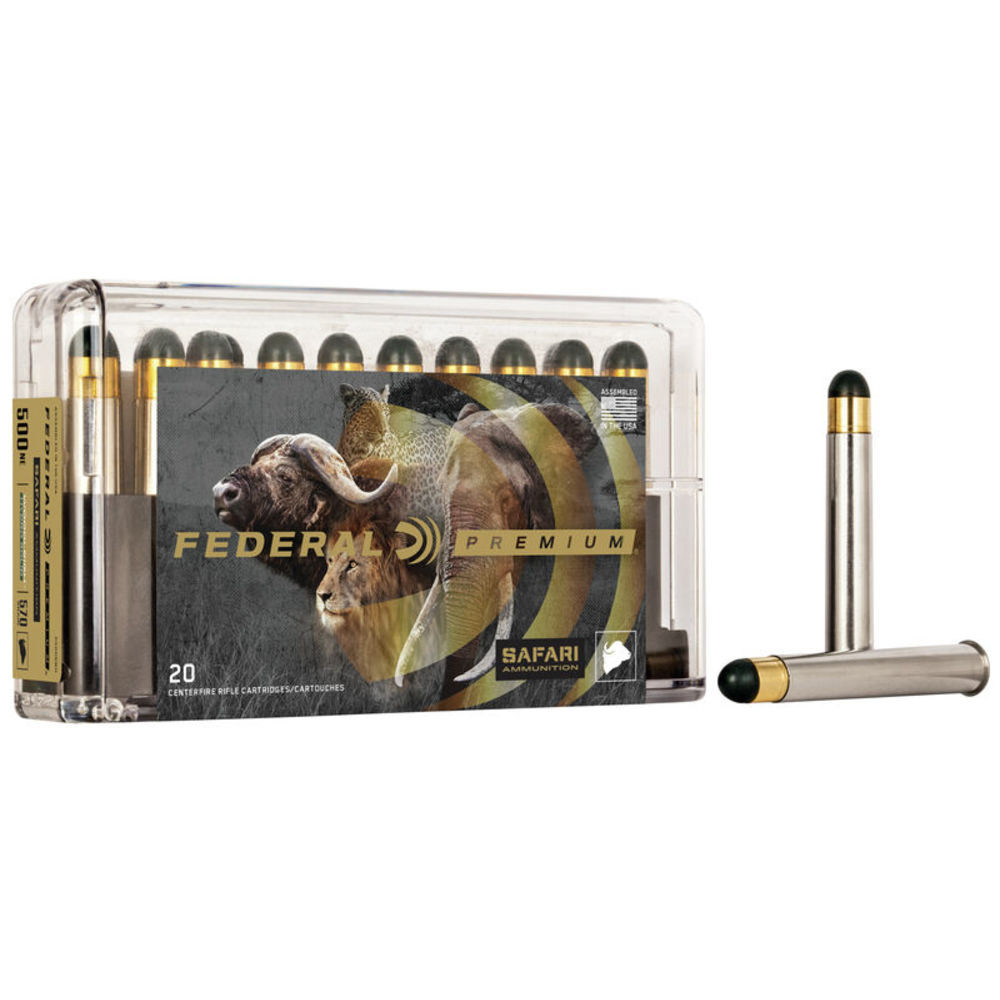 Federal .500 Nitro Express Safari Cape-Shok 570gr Woodleigh Hydro