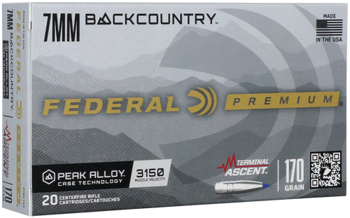Federal 7mm Backcountry 170gr Terminal Ascent Ammo