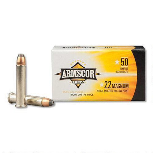 Armscor .22 WMR 40gr JHP bullets