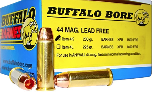Buffalo Bore .44 Magnum BUFFALO-BARNES LEAD-FREE 200gr CSHP Ammo