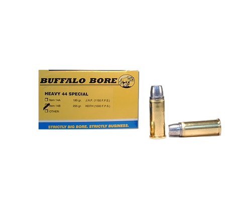 Buffalo Bore .44 S&W Special Heavy 255gr Wadcutter Ammo