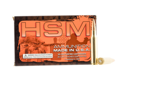 HSM .338 Lapua Magnum Match 250gr BTHP Ammo