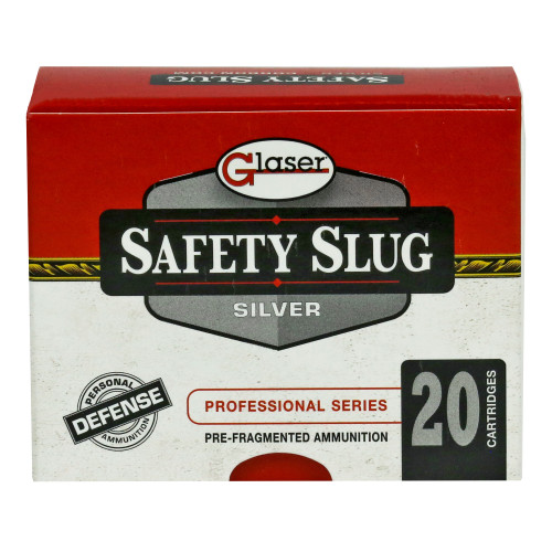 Glaser 9mm Luger / Parabellum Silver +P 80gr PolyTip Ammo