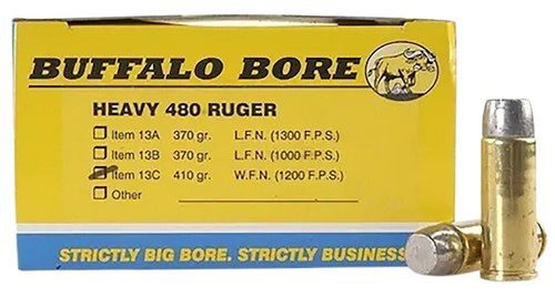 Buffalo Bore .480 Ruger Heavy 410gr Solid Ammo