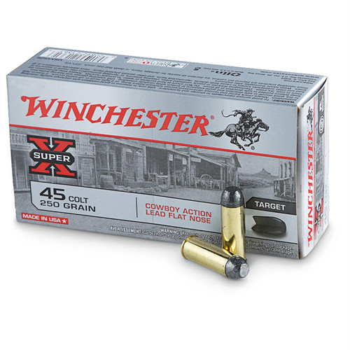 Winchester .45 Colt Super-X 250gr LFN Bulltes