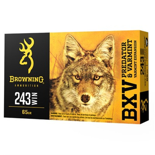 Browning .243 Winchester BXV 65gr PolyTip Ammo