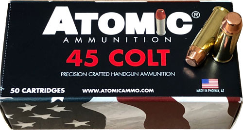 Atomic .45 Long Colt Handgun 250gr JHP Ammo