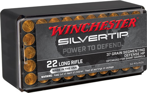 Winchester .22 Long Rifle Silvertip 37gr JHP Ammo