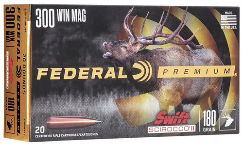 Federal .300 Winchester Mag Premium 180gr PolyTip Ammo