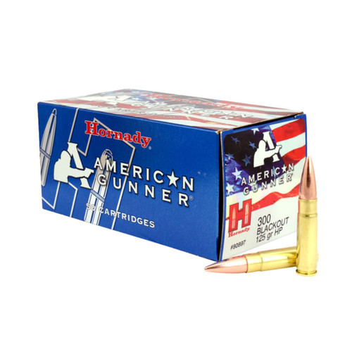 Hornady .300 AAC Blackout American Gunner 125gr JHP Ammo