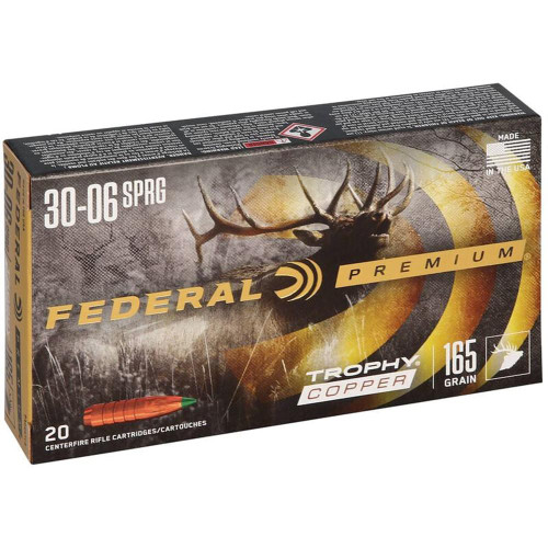 Federal .30-06 Springfield Premium 165gr PolyTip Ammo