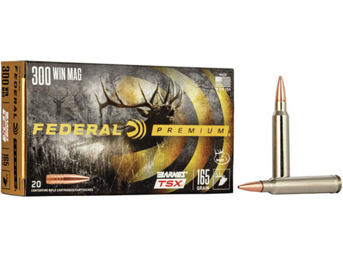 Federal .300 Win Mag Premium 165gr Barnes TSX Ammo