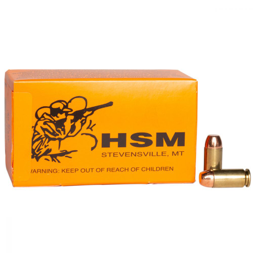 HSM .40 S&W 402R Training 180gr Plated RNFP bullets