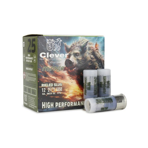 Clever Mirage 12 Gauge 1oz Rifled Slug 2-3/4" 1350FPS