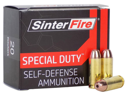 Sinterfire 10mm Auto Special Duty 125gr HP Ammo