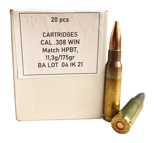Igman .308 Win Sierra MatchKing 175gr BTHP Ammo