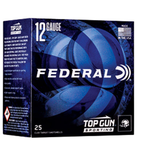 Federal Top Gun Sporting Shotgun Ammo 12 Gauge (12 ga.) 2.75 in. 1330 FPS 1 oz. 8 Shot 25 rd.