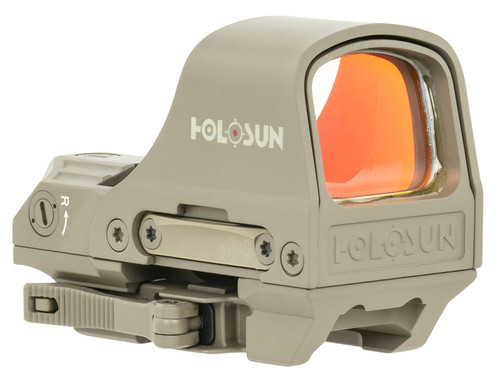 Holosun HS510C-FDE Flat Dark Earth 0.91 x 1.26 2 MOA Red Dot/65 MOA Red Circle Multi Reticle