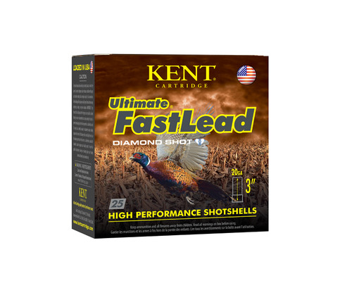 Kent Ultimate Fast Lead Upland Load 20 Gauge (20 ga.) 3 in. 1 1/4 oz. 6 Shot