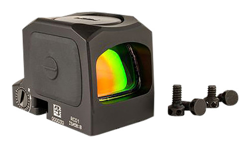 Trijicon, RCR, Closed Emitter Reflex Sight, 3.25 MOA Red Dot, Matte Finish, Black, Top Load Battery