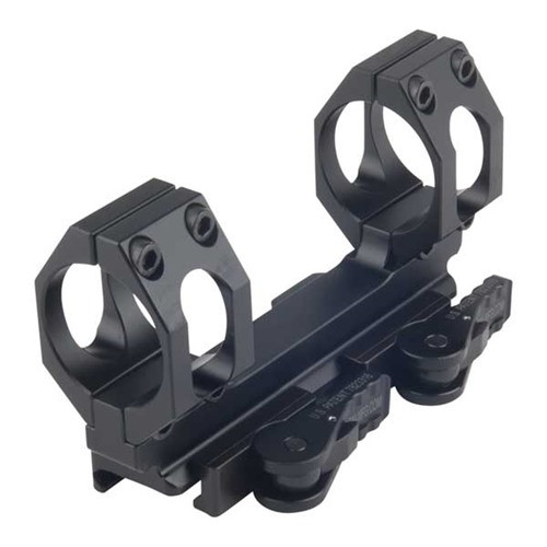 American Defense AD-Recon-S Scope Mount, Dual Quick Detach, Vertical Spit Rings, 30MM, Standard Height, Black