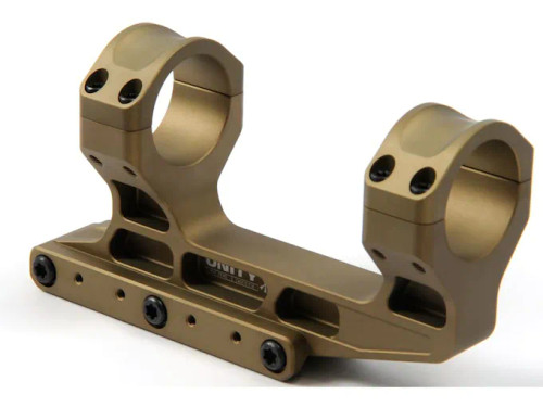 Unity Tactical 34mm FDE FAST LPVO Scope Mount Picatinny-Style 2.05" Centerline Aluminum