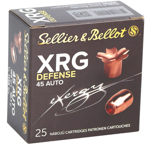 Sellier & Bellot .45 ACP XRG-D 165gr SCHP Ammo