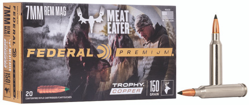 Federal 7mm Remington Mag 150gr Trophy Copper Ammo