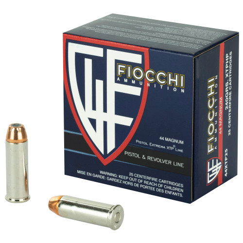 Fiocchi .44 Magnum Hyperformance 240gr Hornady XTP HP Ammo