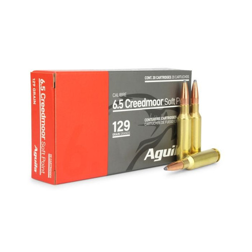 Aguila 6.5mm Creedmoor 129gr InterLock SP Ammo
