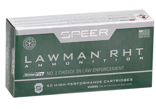 Speer .40 S&W Lawman Training RHT 125gr SinterFire Frangible Ammo