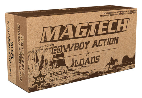 Magtech .38 Special Cowboy Action 125gr Lead Flat Nose Ammo