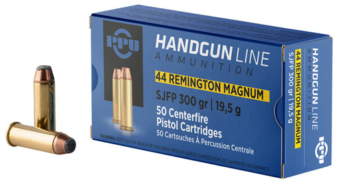 PPU .44 Magnum 300gr SJFP Ammo