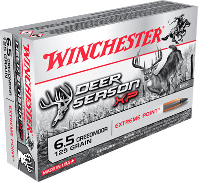 Winchester 6.5mm Creedmoor Deer Season XP 125gr Extreme Point Ammo
