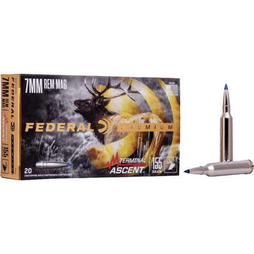 Federal 7mm Remington Mag 155gr Terminal Ascent Ammo