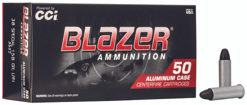 CCI Blazer .38 Special Aluminum 158gr LRN Ammo