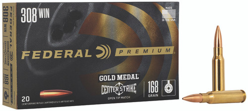 Federal .308 Win Gold Medal 168gr OTM Ammo
