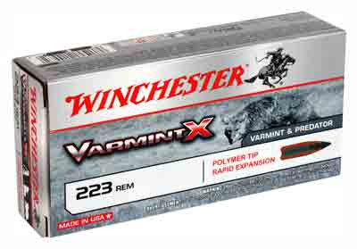 Winchester .223 Rem Varmint X 40gr Polymer Tip Rapid Expansion Ammo