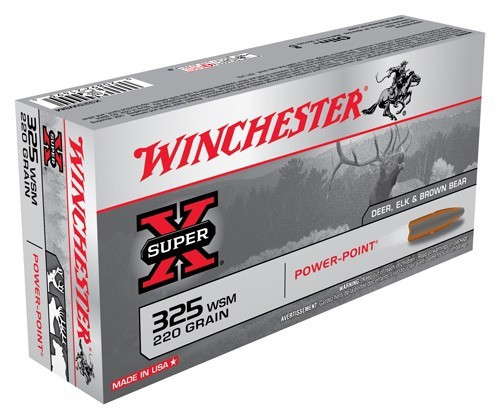 Winchester .325 WSM Super-X 220gr Power-Point Ammo