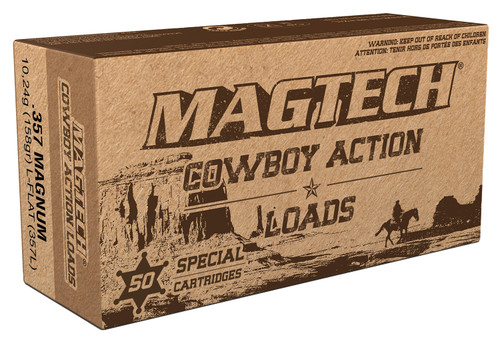 Magtech 357L Cowboy Action Lead Flat Nose 158 Grain .357 Magnum 1085 fps