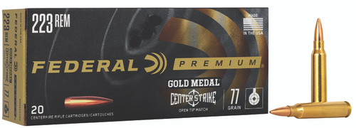 Federal .223 Remington Gold Medal 77gr OTM Ammo