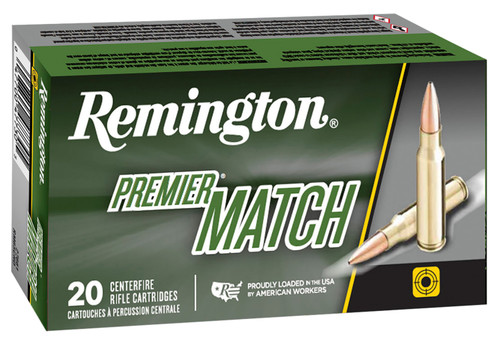 Remington 27682 Premier Match Hollow Point Boat Tail 52 Grain .223 Remington 3200 fps