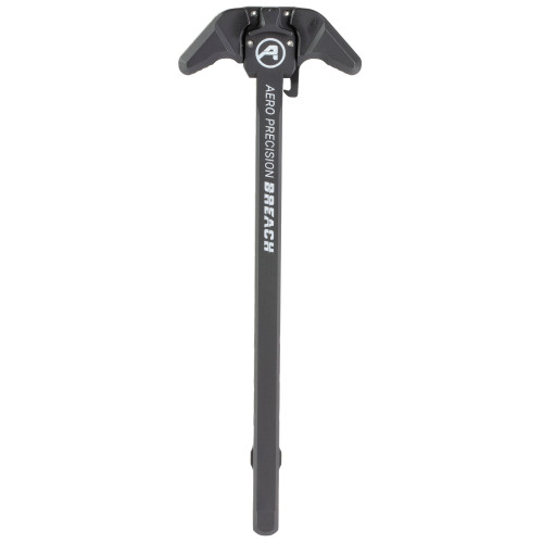 Aero Precision, BREACH, AR-10 Charging Handle, Ambidextrous, Large Lever, Gas Deflection Shelf, Anodized Finish, Black