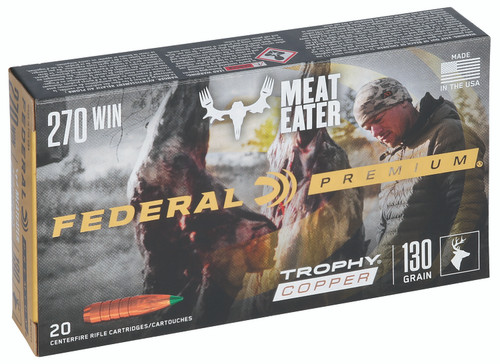 Federal P270TC1 Premium Trophy Copper 130 Grain .270 Winchester 3060 fps