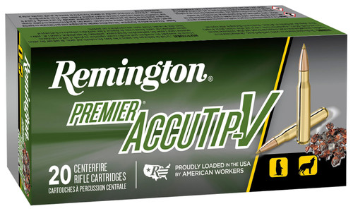 Remington .224 Valkyrie Premier 60gr AccuTip-V BT Ammo