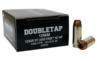 DoubleTap 10MM155X DT LEAD FREE Barnes TAC-XP Lead Free 155 Grain 10mm Auto 1400 fps