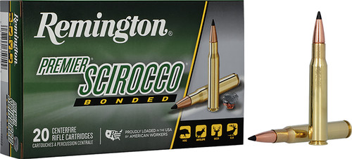 Remington 29316 Premier Scirocco Bonded Swift Scirocco II Bonded Polymer Tip 150 Grain 7mm Remington Mag 3110 fps