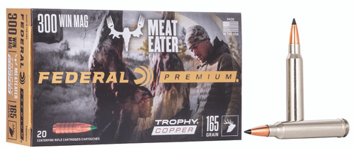 Federal .300 Winchester Mag 165gr Trophy Copper Ammo