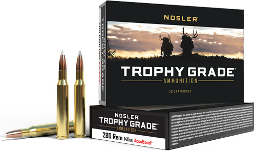 Nosler 48545 Trophy Grade Nosler AccuBond 140 Grain .280 Remington 3000 fps